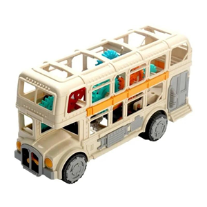 اتوبوس دو طبقه چرخ دنده ای موزیکال gear retro bus_اسباب بازی
